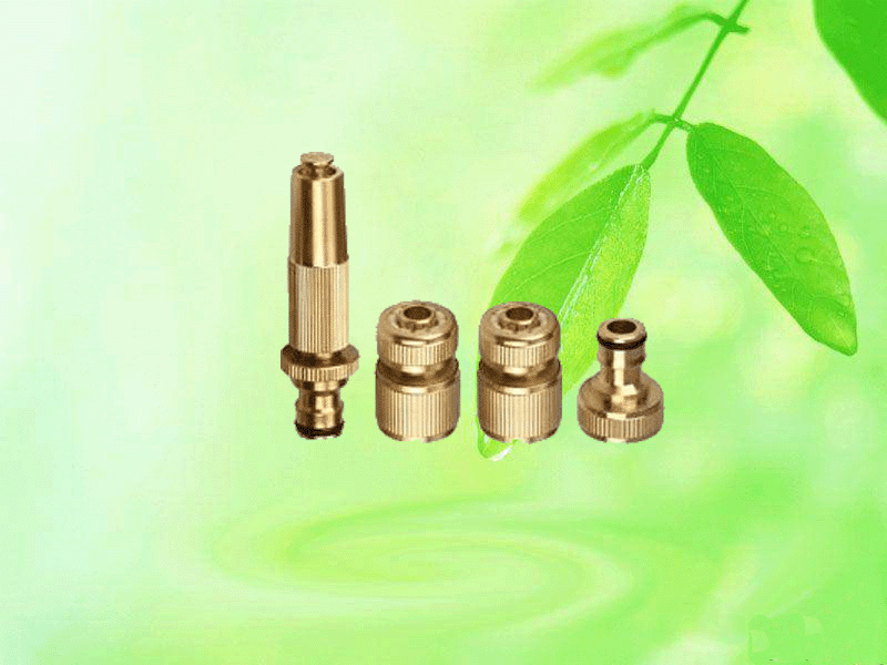 China Brass Water Hose Spray Nozzle Set HT1281 China factory supplier manufacturer