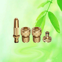 China Brass Copper Garden Hose Spray Nozzle Set HT1283 China factory manufacturer supplier