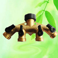 China Brass Multi Tap Adapter 4 Way Outlet HT1276 China factory manufacturer supplier
