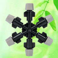 China Six Nozzles Outlet Fogger Mist Sprinkler HT6341G China factory manufacturer supplier