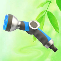 China 7 Pattern Metal Luxury Garden Pistol Nozzle Sprinkler HT1357
