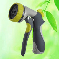 China 8 Pattern Heavy Duty Metal Garden Hose Nozzle Sprayer HT1350
