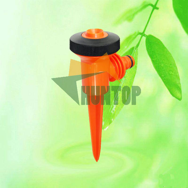China Lawn Yard Irrigation Spike Mounted Sprinkler HT1023E China factory supplier manufacturer