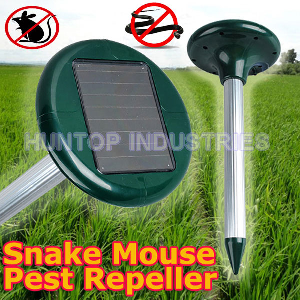 China Solar Powered Ultrasonic Pest Control Rodent Repeller HT5301 China factory supplier manufacturer