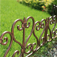China Plastic PVC Garden Lawn Decorative Edging HT4475 China factory manufacturer supplier