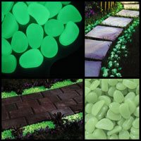 China Glow in the Dark Pebbles for Walkways and Decor HT5608 China factory manufacturer supplier
