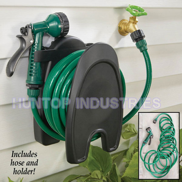 China Wall Mounted Garden Hose with Holder Set HT1068A China factory supplier manufacturer