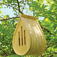 Woven Bamboo Butterfly House HT5182C