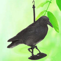 China Garden Ornament Raven with Hanger HT5159 China factory manufacturer supplier