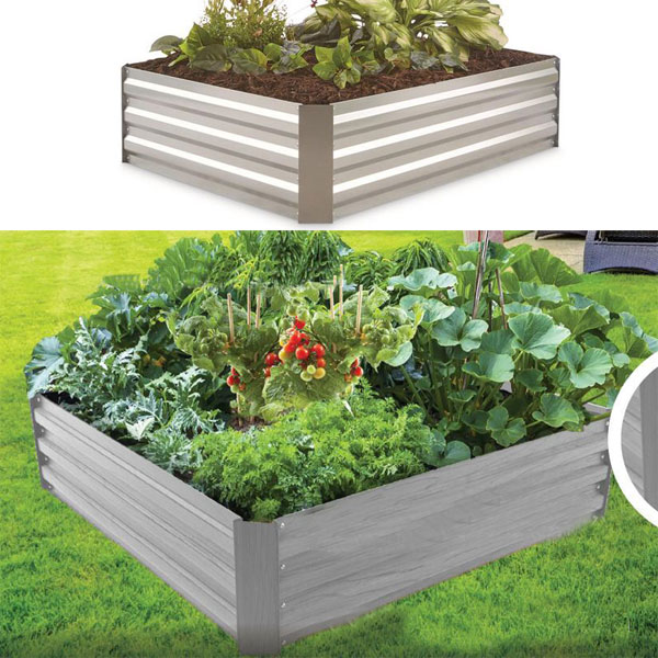 China Galvanized Metal Raised Bed Planter Box HT5125 China factory supplier manufacturer