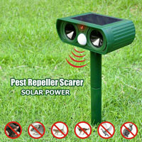 China Solar Power Ultrasonic Animal Repellent Scarer Deterrent HT5311A China factory manufacturer supplier