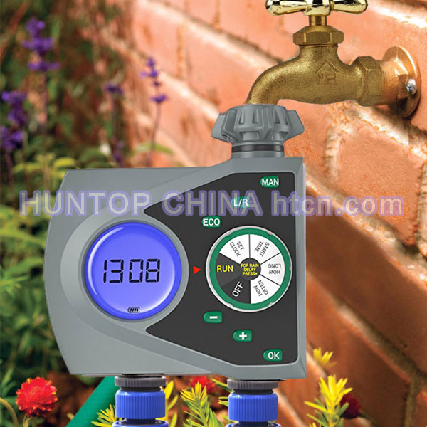 China Digital 2-Outlet Irrigation Water Timer Controller HT1094B China factory supplier manufacturer