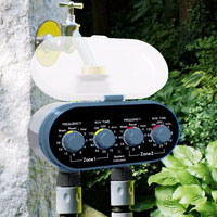 China 2-Outlet Digital Electronic Sprinkler Irrigation Water Timer Controller HT1088B China factory manufacturer supplier