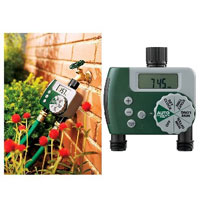 China Digital 2-Outlet Garden Hose Water Timer Irrigation Controller HT1084B China factory manufacturer supplier