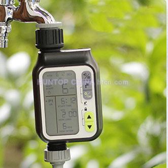China Faucet Digital Garden Hose Irrigation Water Timer with Rain Sensor HT1103