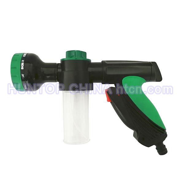 China 10 Function Car Wash Sprayer Nozzle w/ Soap Dispenser Car Washer Sprayer HT1483A China factory supplier manufacturer
