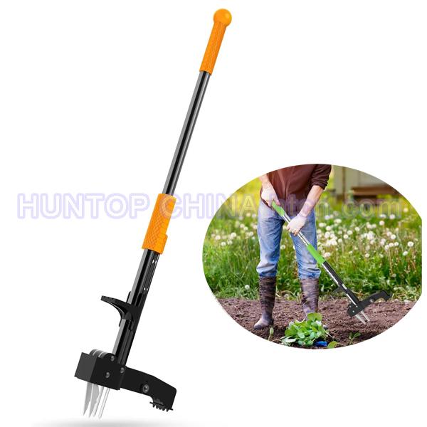 China Heavy Duty Stand Up Weed Puller with Foot Pedals HT5809F China factory supplier manufacturer
