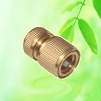 China Brass Garden Hose Connector with Water-Stop HT1260 China factory manufacturer supplier
