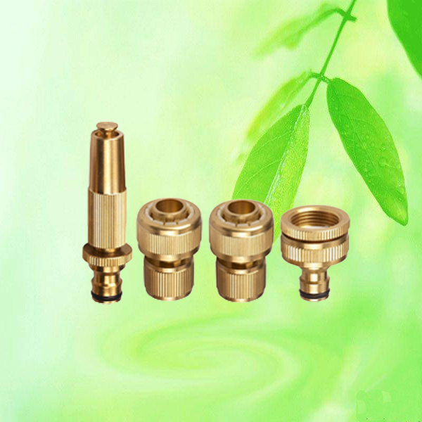 China 3/4 Inch Brass Hose Nozzle Gun Set HT1284  China factory supplier manufacturer