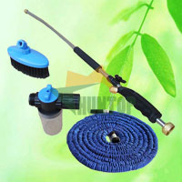 China Expandable Garden Hose With Spray Nozzle HT5079D