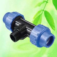 China Compression Pipe Fitting for Agriculture Irrigation Male Tee HT6603