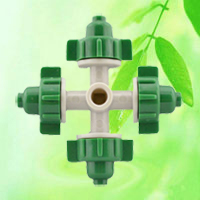China Four Outlets Misting Fogger Nozzle Sprinkler HT6342C China factory manufacturer supplier