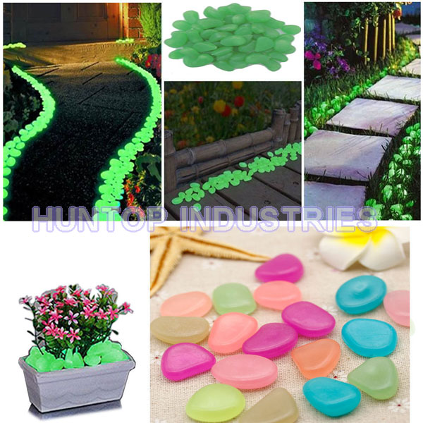 China Glow in the Dark Pebbles for Walkways and Decor HT5608 China factory supplier manufacturer