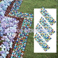 China Multicolor Glass Border Garden Edging HT5609B China factory manufacturer supplier