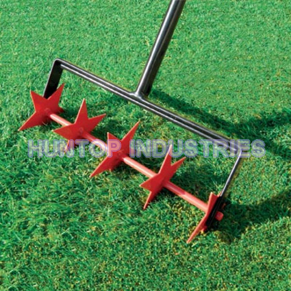 China Heavy Duty Garden Lawn Spike Aerator HT5810 China factory supplier manufacturer