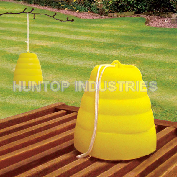 China Yellow Hanging Beehive Wasp Trap HT4604 China factory supplier manufacturer