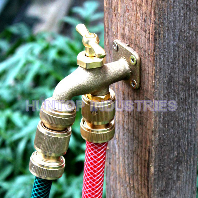 China Garden Solid Brass Hose End Tap HT1250A China factory supplier manufacturer