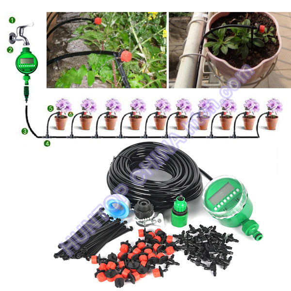 China 25m Plant Self Watering Garden Hose Kits HT1111 China factory supplier manufacturer