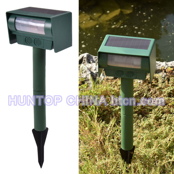 China Solar Power Ultrasonic Pest Animal Repeller HT5309 China factory supplier manufacturer