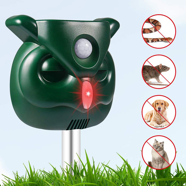 China Solar Powered Ultrasonic Outdoor Animal Repeller HT5317 China factory supplier manufacturer