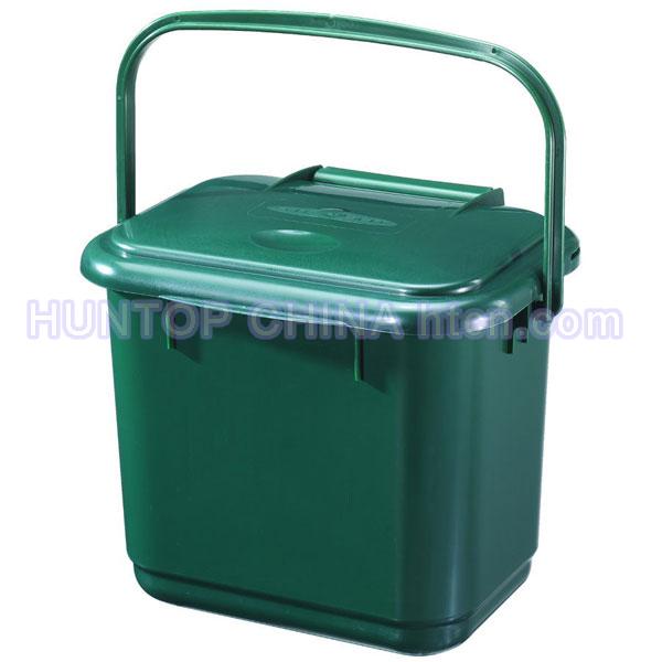 China Plastic Food Waste Kitchen Caddy Compost Bin HT5495 China factory supplier manufacturer