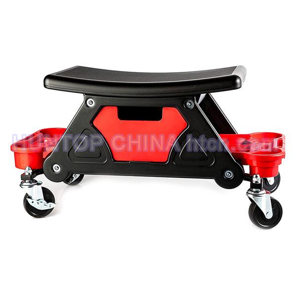 China Gardening Mobile Rolling Seat with Storage Trays Organizer HT5427 China factory supplier manufacturer