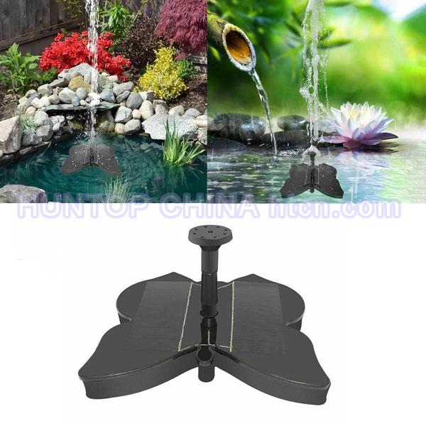 China Solar Butterfly Water Fountain Garden Solar Water Pump HT5385 China factory supplier manufacturer